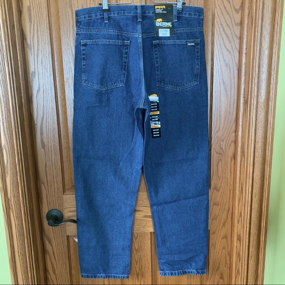 36x30 Berne Brand New Workwear Jeans Classic fit
